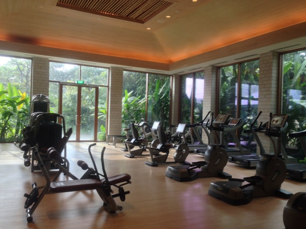 Cardio section - many treadmills and cycling machines